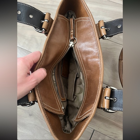 Vintage Coach 9544 Soho Leather Tote - Picture 7 of 10